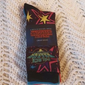3 pack of Stranger Things Crew Socks